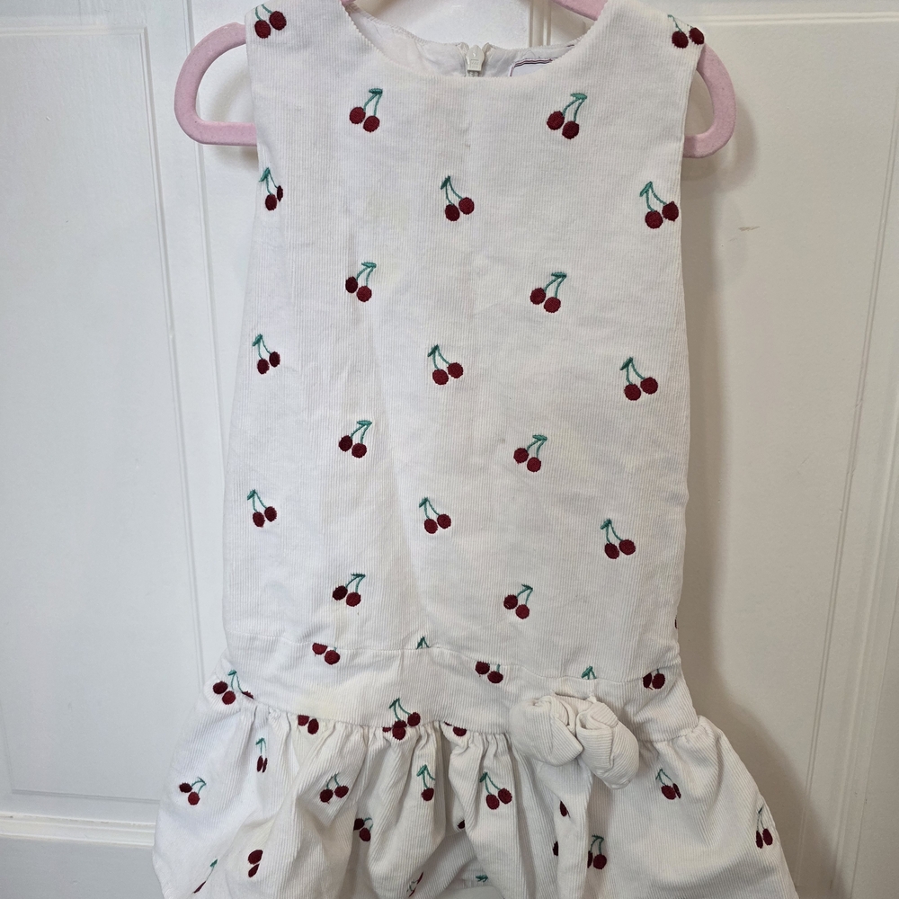 CPC Classic Prep Cherry Print Sleeveless Dress - Size 4T